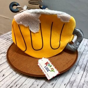 NWT Unisex St. Patrick's Day Beer Mug Hat